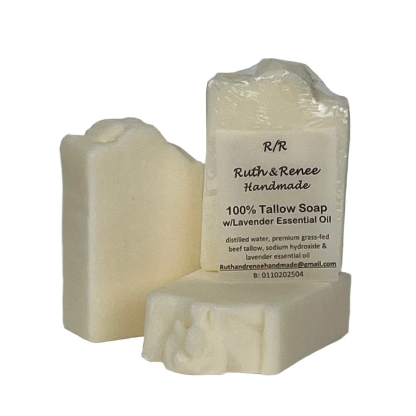 100% Beef Tallow Soap - Lavender Essential Oil
